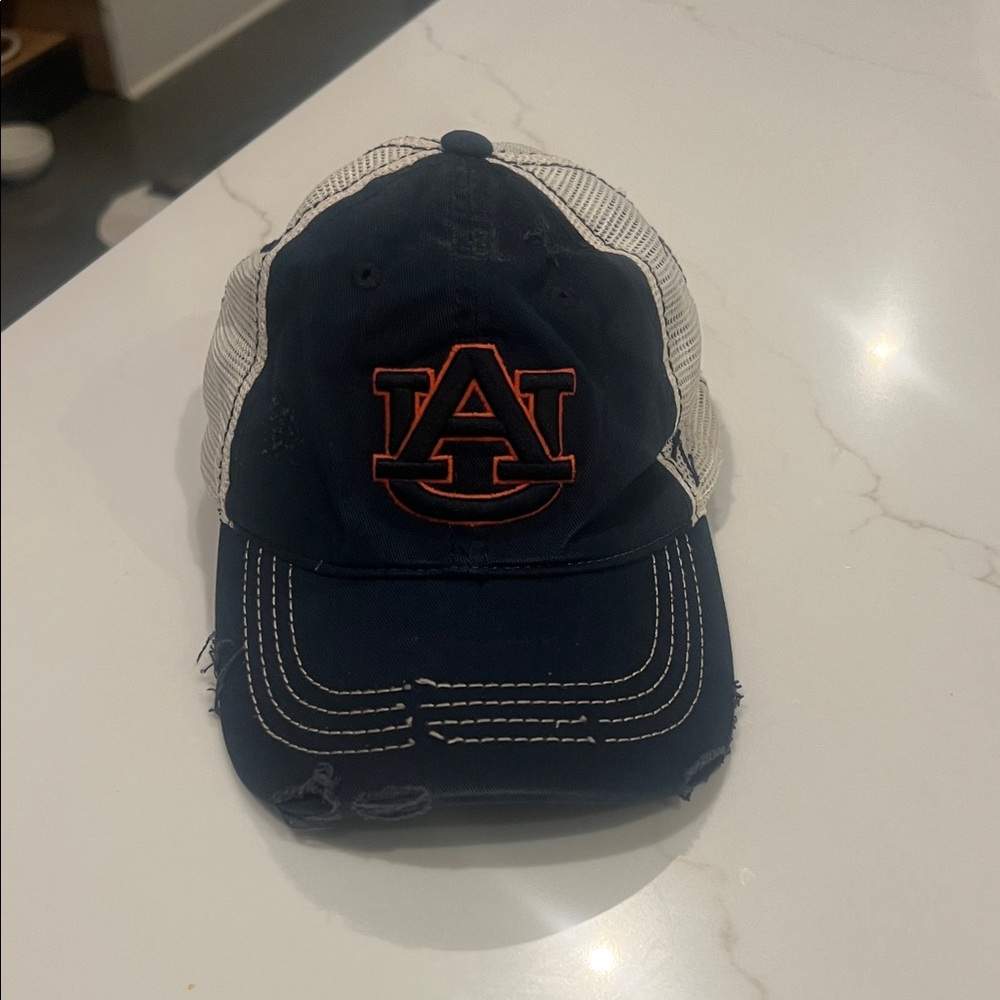 Auburn University distressed ball cap